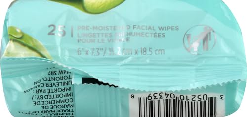 POND’S VITAMIN MICELLAR WIPES FOR DRY SKIN HYDRATE ALOE VERA REMOVES WATERPROOF MAKEUP 25 WIPES