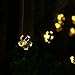 SKYFIRE Led Flower Fairy Lights，22ft 50 Led Blossom Solar Fairy Lights Solar Flower String Lights for Outdoor,Garden, Patio(Warm White)