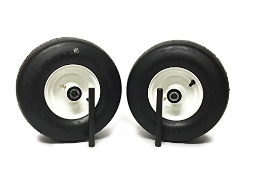 (2) Exmark Pneumatic Wheel Assemblies 13x5.00-6 Fits Lazer Z Part 1-633582