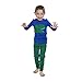 Boys Pajamas Dinosaur 2 Piece 100% Super Soft Cotton (12m-7y),6 Years,Blue / Green