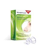 Anti Snoring Nose Vents, WoodyKnows Invisible Nasal Strips Nasal Dilators Snore Stoppers Anti Snore Device to Stop Snoring, Ease Breathing, Relieve Nasal Congestion, 3 Counts(Medium) [New]