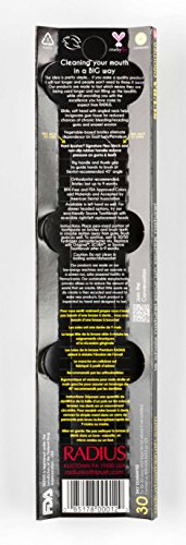 RADIUS Scuba Left Hand Toothbrush, Assorted Colors, 6 Count