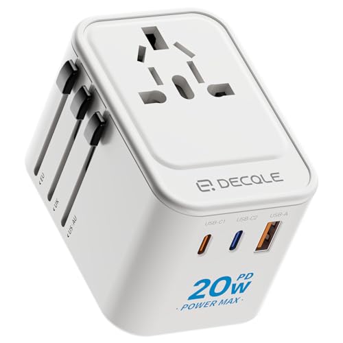 decqle Universal Travel Adapter