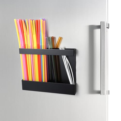 Picowe Magnetic Straw Holder Organizer