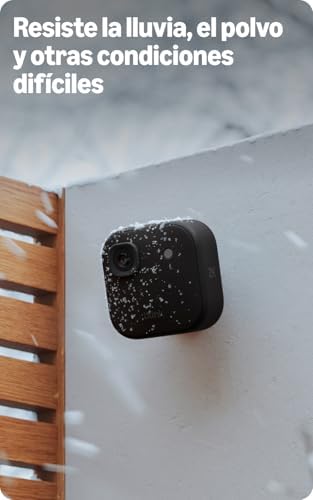Blink 2K+ Câmara Exterior (última geração) — câmara de segurança inteligente sem fios, resolução de vídeo 2K, módulo básico de sincronização Incluído: sistema de 1 câmara, preto