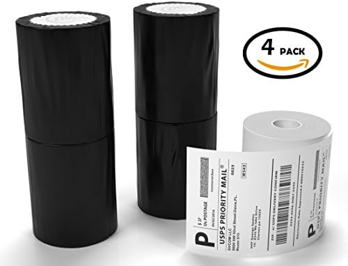 Dymo 4xl Labels Compatible Shipping 1744907 For Termal Labelwriter 4x6, Label Printers, White, 4'' x 6'', 4 Rolls - 880 LW Extra-Large Lables