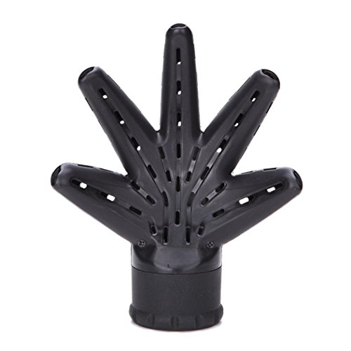 Click Here to See More Images Hairdryer Diffuser, Inkach Universal Blower Hairdressing Hair Dryer Hairstyle Diffuser Cover Kit (Black)