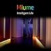 Miume 16.4ft Music LED Strip Lights, Led Color Changing Strip Lights, Led Lights Strip with Remote and APP Controller for Home Lighting Kitchen Bed Room Flexible, Change The Light Color with Music