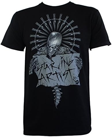 Exhibit A Gallery Andy Biersack Unisex Starving Artist Skull T-Shirt L