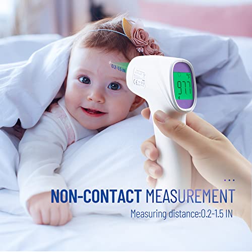 1NoTouch Digital Forehead Thermometer, Infrared Thermometer for Adults