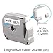 Anycolor Compatible with Brother Ptouch M Tape PTM95 Label Tape M-231 M-K231 M-K131 431 531 631 731 12mm 0.47 Inch, for Brother Label Maker PT-M95 PT-70BM PT-90 PT-65 PT-45 Refills, 6-Pack