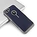 iSPECLE iPhone 7 Case 4.7 Inch iPhone 7 Bumper Case with Soft TPU and Hard PC Case Protective for Screen and Camera Perfect Cutouts Shock Absorption Covers for iPhone 7, Dark Blue