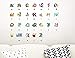 Nursery Educational Wall Decals - Animal Alphabet Baby Decorative Peel and Stick Wall Art Sticker for Daycare School Kids Room Decoration Decals (Style 1)