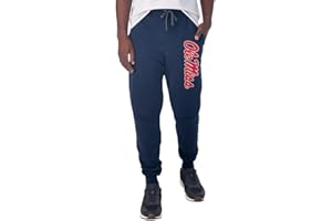 CAMPUS LAB Officially Licensed Jogger Sweatpants Unisex for Men & Women with Pockets Collegiate Team Logo Team Color Collection