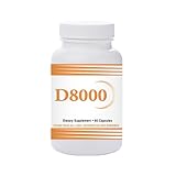 Natural Living High Potency Vitamin D3 8000 IU 60 Capsules 1 Bottle
