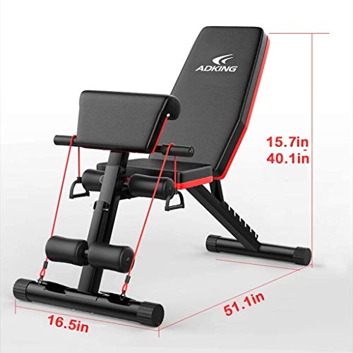 Home Gym Adjustable Weight Bench Workout Bench, Mosunx Adjustable Sit