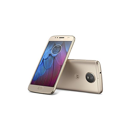 Moto G5s - Smartphone Libre Android 7.1 (Pantalla DE 5.2'' Full HD, 4G, cámara de 16 MP, 3 GB de RAM, 32 GB, Qualcomm Snapdragon 1.4 GHz) Dorado