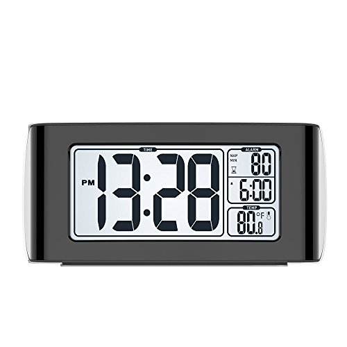 Digital Silent Small Travel Desk Clocks Battery Operated,Large Numbers