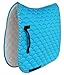 Professional Equine Horse English Quilted Contoured Dressage Trail Saddle Pad Turquoise 7295TR