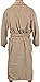 Mens New Micro Fleece Bathrobe by Wanted Tan Large/X-Large