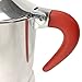 Bialetti 06786 Moka Cafe 3 Cup Stove Top Espresso Maker Red