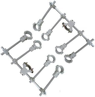 Generic 5 Ku Band LNB Bracket Satellite Dish Ku LNB Holder Lnbf Bracket LNB Mount for 5 Pcs Ku Band LNB Bracket Satellite Tv Dish LNB Bracket Pack of 2 Pcs