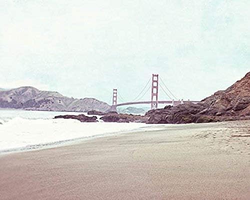 Photographs - San Francisco Golden Gate Bridge Photography Beach Photo 5x7 Inch Print