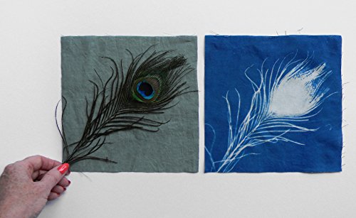 Cyanotype Cotton Squares - 25 pack (8" x 8", White) - Thumbnail 3