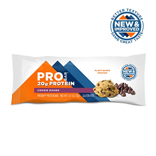 PROBAR PROTEIN Bar, Cookie Dough, NonGMO, GlutenFree, Healthy