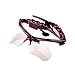 WONFAST Bluetooth Sunglasses Sun Glasses Music Handsfree Headset Headphones for Smart Phone PC Tablet IPHONE6 /6 PLUS Samsung HTC Bluetooth devices + Free Replaceable 3 pair lens (Yellow,Brown,Clear) - Red