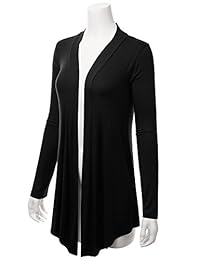 LALABEE - Cárdigan ligero de manga larga con frente abierto para mujer (S~3XL)