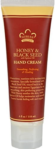 Nubian Heritage Hand Cream Honey And Black Seed - 4 oz