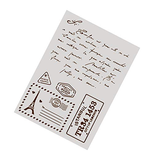 image for Xlala DIY Wedding Birthday Party Cake Stencil Cake Spray Decorating Pr