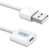 WERO Apple Pencil Charging Cable for iPad Pro 12.9" 9.7" (USB Male to Lightning 8 pin Female Adapter Cord),3 Feet