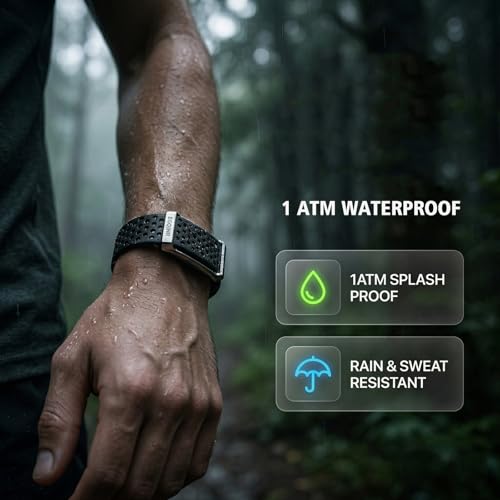 EGQINR Smart Bracelet for Men Women, 9mm Ultra-Thin Fitness Tracker with 24/7 Heart Rate, SpO2, Blood Pressure & Sleep Monitor, 170+ Sports Modes, Vibration Alerts, Dual Straps (Silicone & Nylon)