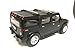 Black 2008 Hummer H2 SUV Die Cast Toy with Pull Back Action