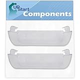 2-Pack 240323002 Refrigerator Clear Door Bin Replacement for Frigidaire Refrigerators - Compatible with Part Number AP2115742, 240323005, 240323006, 240323009, 240323010, 890955, AH429725, EA429725