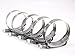 5x Premium 304 Stainless Steel T-Bolt Turbo Silicone Hose Clamp 2.5 Inches 60-68mm