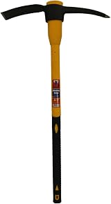 Mighty Products Mighty Pick Mattock 5 lb Steel Head Fibreglass Handle 90cm view 3