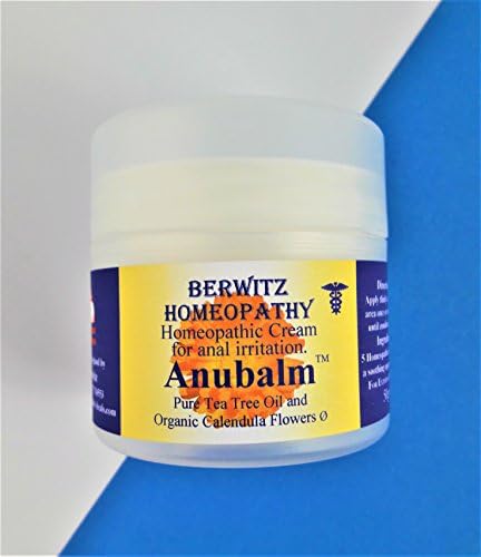 Anubalm Natural Cream. Soothes Anal itching Naturally. by BERWITZ HOMEOPATHY
