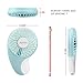 ZUtta-Tech Small Pocket Personal Fan Mini Size with 2-Speed Portable Hand Held Electric Cooling Fan for Women Kids Home Office Outdoor Travel Camping Makeup USB Rechargeable Battery Operated