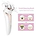 LEADO Multi-Function Women’s Electric Shaver Bikini Trimmer & Facial Cleansing Spin Brush for Exfoliating Skin Care, Rechargeable Cordless Waterproof Electric Razor for Ladies, Wet & Dry