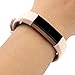 VANCLE Fitbit Alta HR Bands, Classic Accessory Alta Band Replacement Wristband for Fitbit Alta HR 2017 and Fitbit Alta 2016 (v2-Blush Pink, Small)