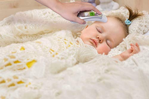 Innovo Medical Digital Forehead and Ear Thermometer 2017 Model - Temperature and Fever Health Alert Clinical Monitoring System for Children and Adults - CE and FDA Cleared - Thumbnail 4