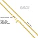 Lifetime Jewelry Gold Chain Necklace [ 5mm Rope Chain ] with Up to 20X More 24k Plating Than Other Necklace Chain - Durable Gold Necklaces for Women and Men with Free Lifetime Replacement Guarantee