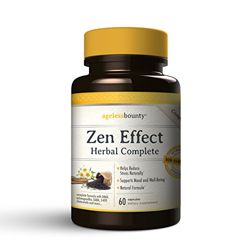 Stress and Anxiety Relief - Zen Effect Herbal Complete | Advanced Herbal Formula Stress Reliever, Helps deal with the Source of Stress while tackling the Symptoms of Anxiety Stress and Anxiety Relief - Zen Effect Herbal Complete | Advanced Herbal Formula Stress Reliever, Helps deal with the Source of Stress while tackling the Symptoms of Anxiety