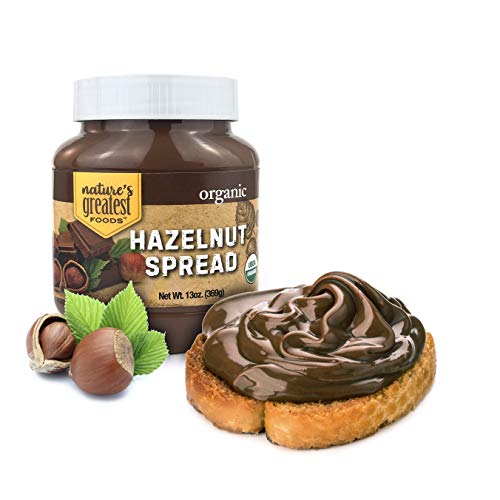 Nature's Greatest Foods, Organic Hazelnut Spread, 13-Ounce