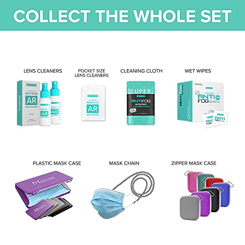 OPTIPAK AntiFog Premoistened Wipes for Glasses, Binoculars, Face