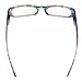 Eyekepper 4-Pack Striped Temples Spring Hinge Reading Glasses +2.0