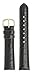 Mens Alligator Grain Watchband Black 18mm Watch Band - by JP Leatherworks